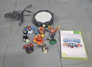 Skylanders, game, portaal en 8 popjes beschikbaar voor biedingen