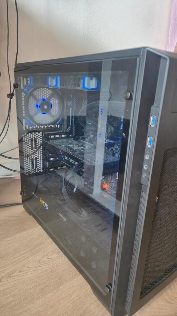 Game PC - i7-7820X, RTX 2070, 32GB RAM + NIEUWE SSD, Computers en Software, Desktop Pc's, Zo goed als nieuw, 4 Ghz of meer, SSD