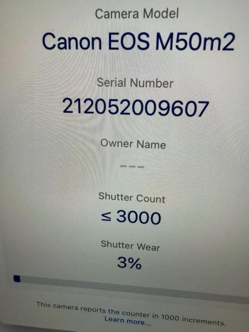 Canon EOS M50 Mark II systeemcamera - 4K - 24.1MP, Audio, Tv en Foto, Fotocamera's Digitaal, Zo goed als nieuw, Canon, 8 keer of meer