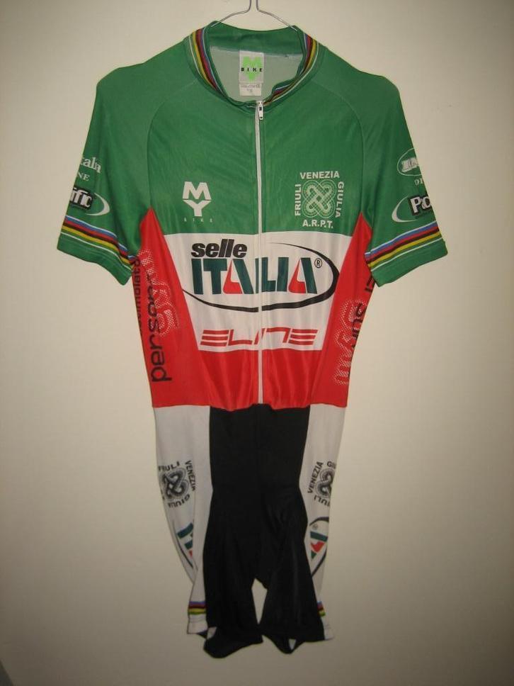 Italiaans kampioen Daniele PONTONI wielerpak veldrijden XS, Fietsen en Brommers, Fietsaccessoires | Fietskleding, Gebruikt, Heren