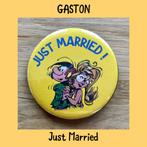 3*badges Gaston Lagaffe, Collections, Comme neuf, Figurine, Insigne ou Pin's