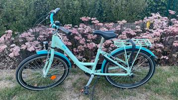 Bnb Meisjesfiets 24 inch Flowerkid mint, Enlèvement, Comme neuf, 24 pouces, Vitesses