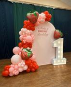 Te huur: Lichtcijfers met ballonnendecoratie & achterbord, Ophalen of Verzenden, Zo goed als nieuw