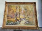 huile sur toile sous bois signe john c l philips, Antiek en Kunst, Kunst | Schilderijen | Klassiek, Ophalen