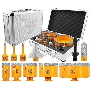 Set van 11 diamant gatenzaag | GRATIS LEVERING, -, Verzenden, -, Nieuw