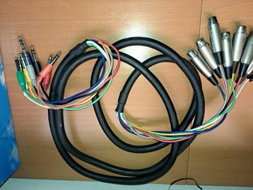 Multicore audio kabel XLR naar Jack beschikbaar voor biedingen