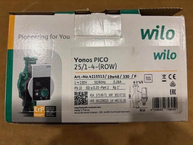 Wilo Yonos Pico 4215513 Hoogrendementspomp, Bricolage & Construction, Chauffage & Radiateurs, Neuf, Chaudière CC ou Chaudière combinée