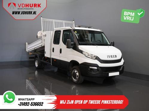 Iveco Daily 35C14D 2.3 140 pk Aut. ZF DC Dubbel Cabine 6 Per, Auto's, Bestelwagens en Lichte vracht, Bedrijf, ABS, Centrale vergrendeling