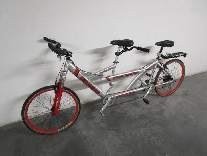 vélo tandem, Vélos & Vélomoteurs, Vélos | Tandems, Utilisé, Plus de 20 vitesses, 61 cm ou plus, 51 à 55 cm, Suspension, Enlèvement