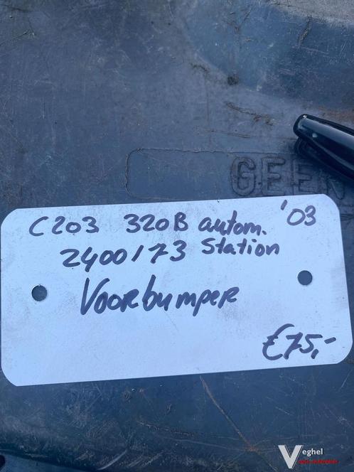 Mercedes C203. 3.2 benzine automaat Station 2003 2400173 Voo, Auto-onderdelen, Carrosserie, Bumper, Voor, Gebruikt, Ophalen