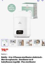 Flessen sterilisator elektrisch met droogfunctie, Elektronische apparatuur, Ophalen, Zo goed als nieuw