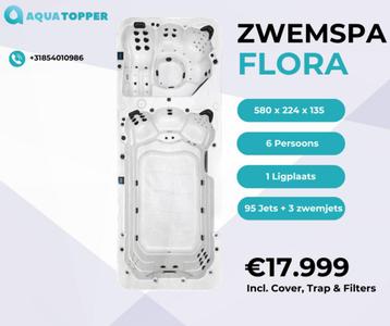 Aqualife ZwemSpa - Flora 580x224cm 7p (Balboa)