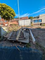 Gratis afval hout - balken en palletten, Doe-het-zelf en Bouw, Hout en Planken, Ophalen, Gebruikt