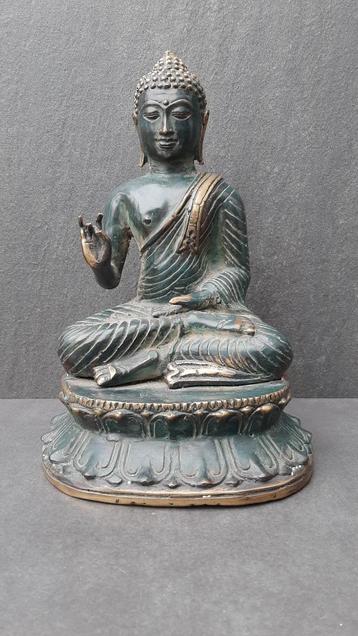 Statue en bronze/Bouddha/Vitarka Mudra/Asie disponible aux enchères