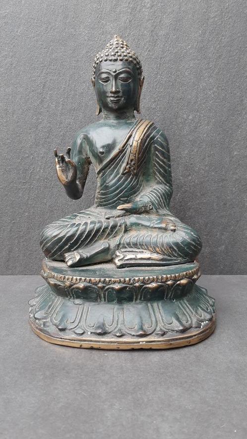 Statue en bronze/Bouddha/Vitarka Mudra/Asie, Maison & Meubles, Accessoires pour la Maison | Statues de Bouddha, Neuf, Enlèvement ou Envoi