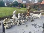Grote partij tuinbeelden – steen/beton – kinderen & dieren, Jardin & Terrasse, Statues de jardin, Enlèvement, Béton