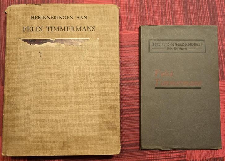 Felix Timmermans - Herinneringen aan, Letterkundige Jeugdbib, Livres, Littérature, Utilisé, Belgique, Enlèvement ou Envoi