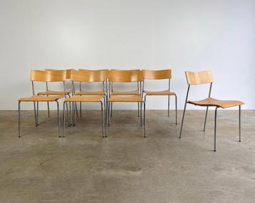8x Lammhults Campus vintage stoelen Scandinavisch design beschikbaar voor biedingen