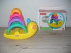 Fisher-Price regenboogslak-stapelbaar, Kinderen en Baby's, Speelgoed | Fisher-Price, Ophalen of Verzenden, Zo goed als nieuw