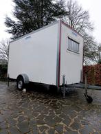 bouwkeet, schaftkeet, werfkeet met trekhaak intermat, Zakelijke goederen, Machines en Bouw | Keten en Containers, Ophalen