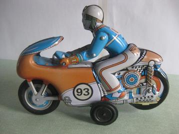 Vintage blikken motorfiets winnaar 93 beschikbaar voor biedingen