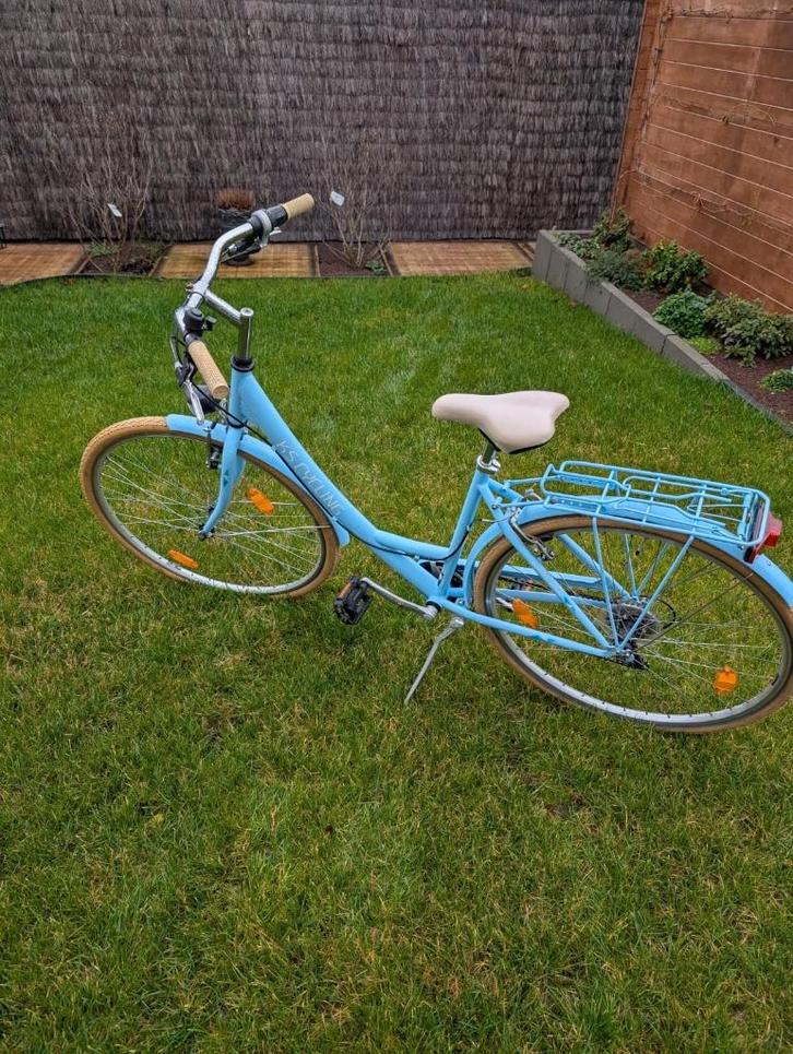 Fiets decathlon 28 inch, Fietsen en Brommers, Fietsen | Dames | Damesfietsen, Gebruikt, Overige merken, Versnellingen, 47 tot 50 cm