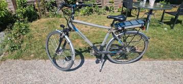 Elektrische herenfiets, sterke batterij  beschikbaar voor biedingen