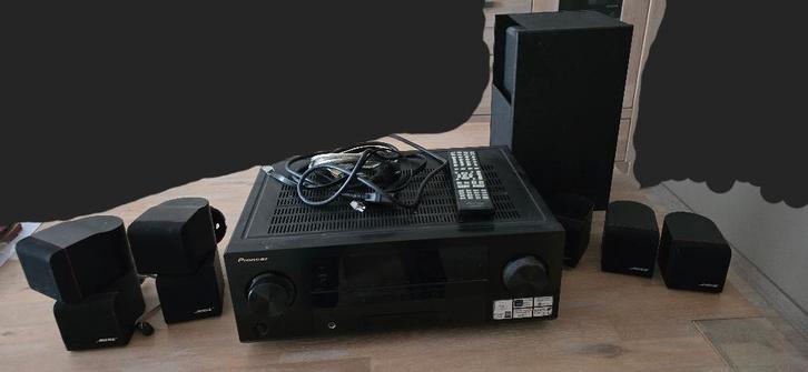 Pioneer versterker met bose boxen, TV, Hi-fi & Vidéo, Ensembles home-cinéma, Utilisé, Autres lecteurs, Système 5.1, 70 watts ou plus