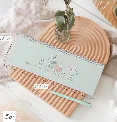 Minimalistische Bureauplanner / Weekplanner met Ringband – ", Diversen, Bureau-accessoires, Ophalen of Verzenden