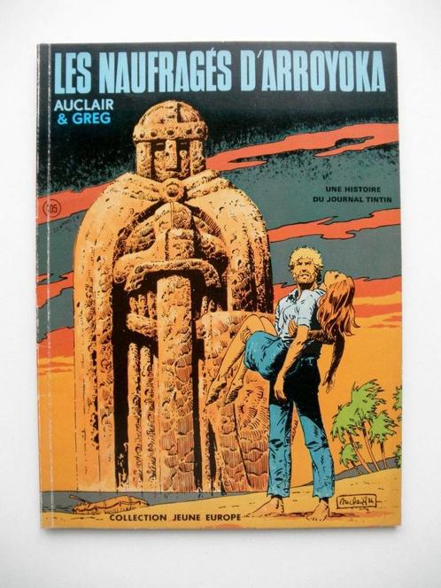 EO 1975 Jeune Europe 105 Les naufragés d'Arroyoka - Auclair, Boeken, Stripverhalen, Zo goed als nieuw, Eén stripboek, Ophalen of Verzenden
