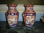 Superbe grande paire de vases en imari d'époque 19e, Ophalen of Verzenden