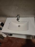Lavabo+kast, Huis en Inrichting, Badkamer | Badkamermeubels, Ophalen, Gebruikt, Spiegelkast, Minder dan 100 cm