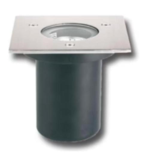 UNI-BRIGHT - Horizon Carré grondinbouwspot 230V 35W GU10 alu, Tuin en Terras, Overige Tuin en Terras, Nieuw, Ophalen of Verzenden