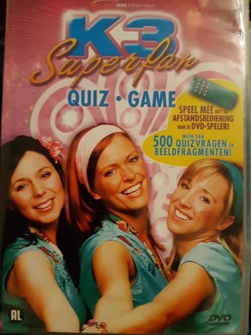 DVD K3 Superfan Quiz - Game, CD & DVD, DVD | Enfants & Jeunesse, Utilisé, TV non fictionnelle, Tous les âges, Enlèvement ou Envoi