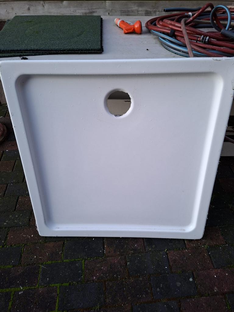 Douche bodem, Doe-het-zelf en Bouw, Sanitair, Ophalen, Nieuw, Chroom, Douche