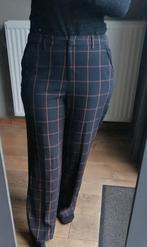 Pantalon geruit zwart met bruin Sora 46, Verzenden, Maat 46/48 (XL) of groter, Nieuw, Lang
