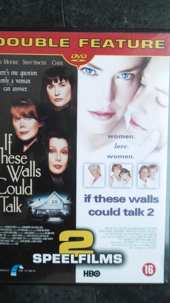 If these walls could tak (2films)-Ellen degeneres,Sharon S, Cd's en Dvd's, Dvd's | Drama, Zo goed als nieuw, Boxset, Ophalen of Verzenden