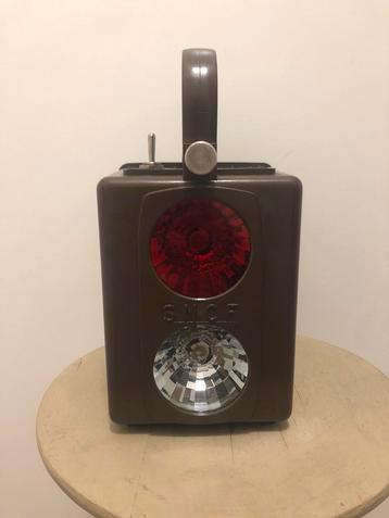 SNCF vintage lamp, lantaarndecoratie beschikbaar voor biedingen