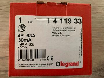 Legrand differtieel 4p 63A 30mA nieuw in doos beschikbaar voor biedingen