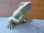 statue d une grande grenouille en bronze pat vert, Jardin & Terrasse, Statues de jardin, Animal, Autres matériaux, Enlèvement ou Envoi