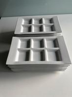 Borden aperitiefhapjes of dessert 12 stuks, Ophalen of Verzenden, Zo goed als nieuw, Bord(en)