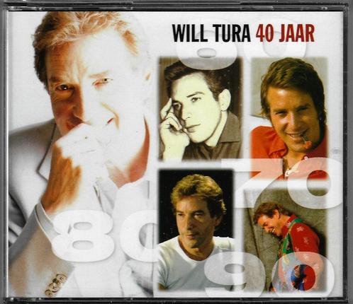 Will Tura 40 Jaar, Cd's en Dvd's, Cd's | Nederlandstalig, Zo goed als nieuw, Boxset, Verzenden