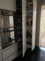 WAANZINNIG DESIGN KEUKEN MET KASTENWAND, Huis en Inrichting, Keuken | Complete keukens, Ophalen, Wit, Hoekkeuken, Graniet of Steen