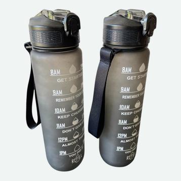 Nieuwe Motiverende Waterflessen – Blijf Gehydrateerd beschikbaar voor biedingen
