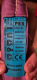 Rondstrops 2 m 1000kg 2m 2000kg, Enlèvement ou Envoi, Comme neuf
