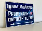 Plaque émaillée du Touring Club de Belgique, Antiquités & Art, Enlèvement ou Envoi
