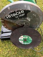 Hitachi afkortzaag ( met widia en ijzerblad ) ., Doe-het-zelf en Bouw, Ophalen, Zo goed als nieuw, Afkortzaag