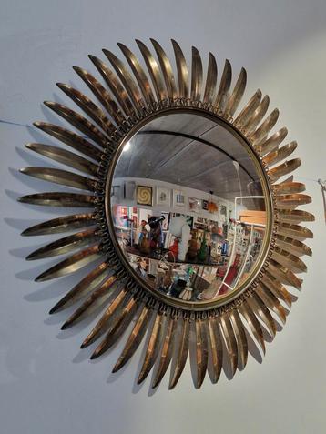 Deknudt zonnespiegel , heksenoog ,  54cm groot , bol spiegel beschikbaar voor biedingen