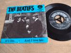single THE BEATLES: IF I FELL-AND I LOVER HER (1964), Gebruikt, 7 inch, Single, Ophalen of Verzenden