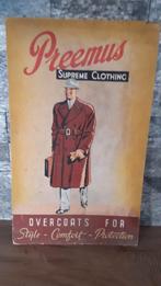 Affiche vintage en carton, panneau d'affichage  années 30-50, Enlèvement ou Envoi, Utilisé, Panneau publicitaire